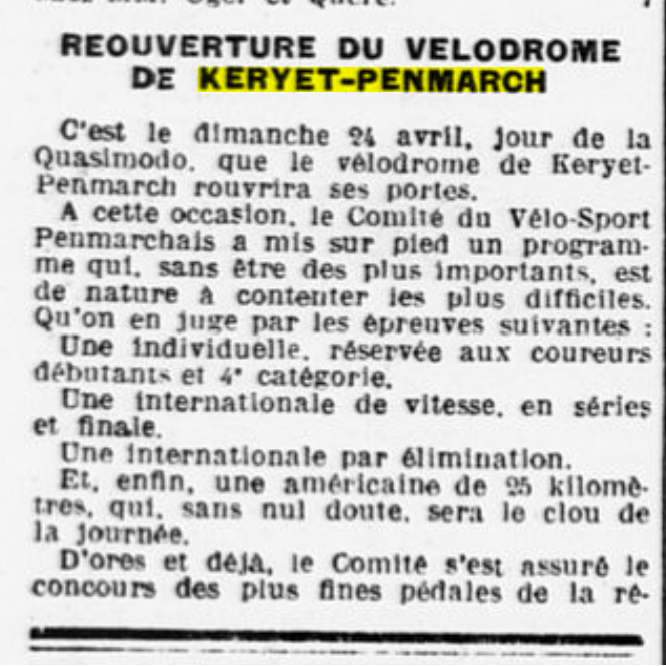 Ouest Eclair 14 Avril 1927